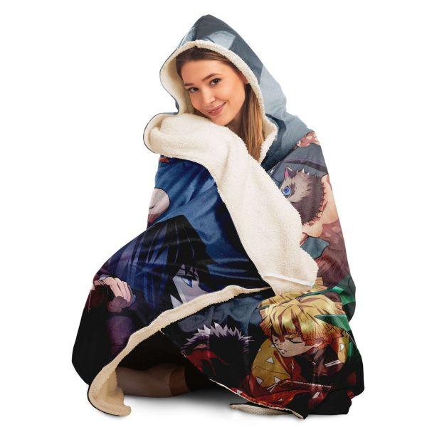Hooded Blanket New Design No 2 Demon Slayer Shop Kimetsu No Yaiba Merch