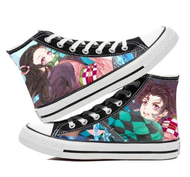 Demon Slayer Shoes Demon Nezuko Merch Kimetsu No Yaiba Merch
