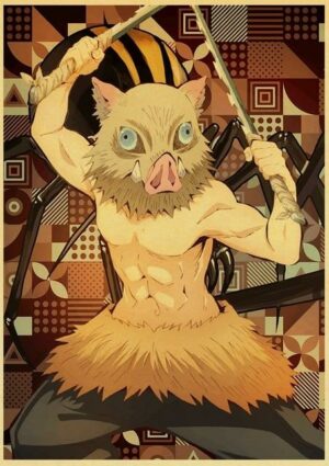 Demon Slayer Poster Inosuke Hashibira Boar