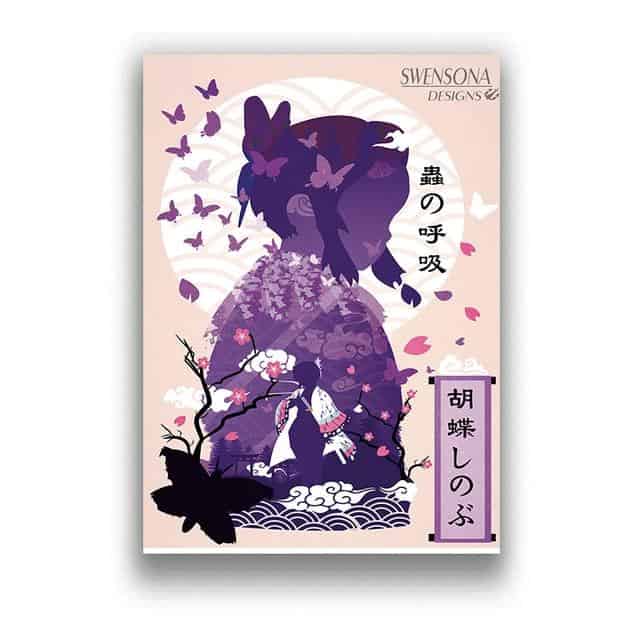Shinobu Manga Painting Kimetsu No Yaiba Merch