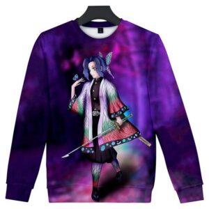 Demon Slayer Sweater Shinobu Kocho Kimetsu No Yaiba Merch