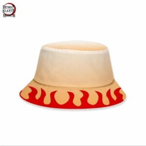 Rengoku Kyojuro Bucket Hat Kimetsu No Yaiba Merch