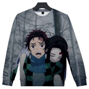 Tanjiro And Nezuko Sweater Kimetsu No Yaiba Merch